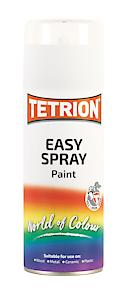 Tetrion Easy Spray Paint, Gloss White, 400 Ml