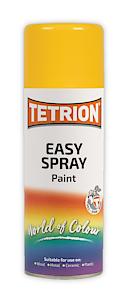 Tetrion Easy Spray Paint, Yellow, 400 Ml