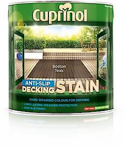 Cuprinol 2.5 Litres Anti Slip Decking Stain - American Mahogany