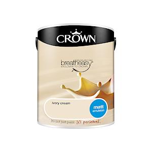 Crown Retail Core Emulsion Matt Ivory Cream 5 L