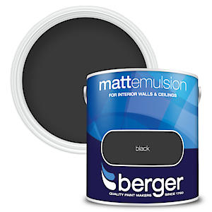 Berger 2.5 Ltr Black Matt Emulsion