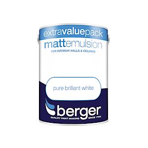 Berger Vinyl Matt 3L White, 273201