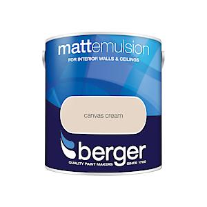 Berger Matt Emulsion 2.5L Canvas Cream (748780)
