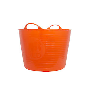 Tubtrugs 36L Large Flexible 2-Handled Recycled Tub, Orange