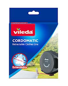 Vileda 15 M Retractable Clothes Line, White (Cordomatic, Thread Cord, Cord Item Type)