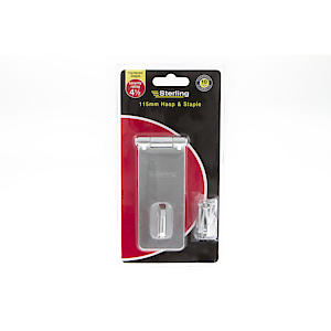 Sterling Ehs115 115Mm Hasp And Staple , Grey