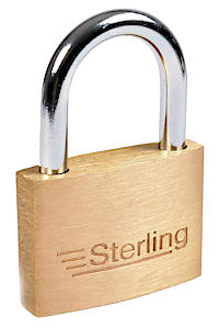 Sterling Bpl130 Sterling 30Mm Padlock, Brass