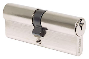 Sterling Epn4545V 5 Pin Euro Cylinder, Nickel, 45 X 45 Mm