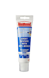 Unibond White Grout Reviver Pack With Sponge Applicator 125Ml