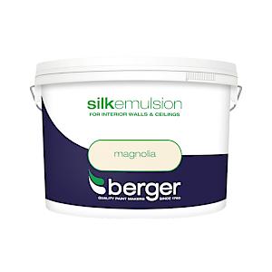 Berger Vinyl Silk Magnolia Paint- 10L Litre