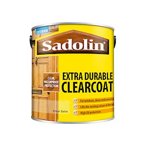 Sadolin Extra Durable Clear Coat 2.5Lt Satin Finish