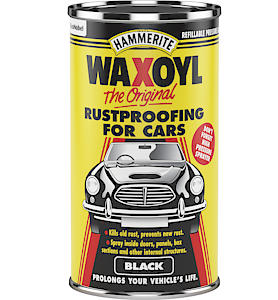 Hammerite Waxoyl | Black Pressure Can | 1 x 2.5 Litre