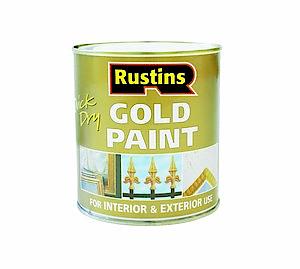 Rustins Gold Paint 250Ml