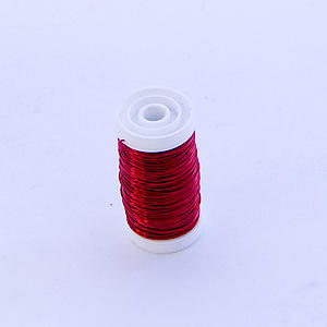 Oasis met shny silver reel wire