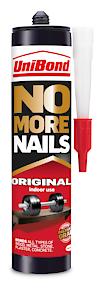 UniBond No More Nails Original White Grab adhesive Cartridge