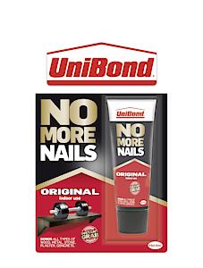 Unibond 1430100 No More Nails Original Mini Tube - 52 G, White