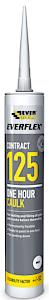 Everbuild 125C4 Everflex 125 One Hour Caulk, White, 380 Ml
