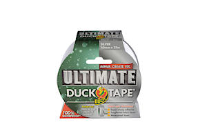 Duck Tape Ultimate Cloth Tape Silver 50Mm X 25M