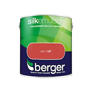Berger Silk Emulsion 2.5L Red Chilli