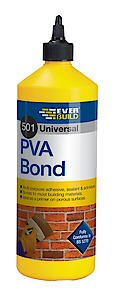 Everbuild 501 Universal Pva Bond – General Purpose Bonding Agent – 1 Litre, White