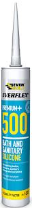 Everbuild Everflex 500 Bath And Sanitary Silicone Clear– 295Ml Cartridge