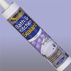 Everbuild Bath and Kitchen Acrylic Sealant – Anti Mould Formulation – White – 3 x 290ml cartridge (Copy)