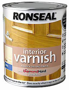 Ronseal Interior Varnish Clear Gloss 750Ml