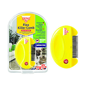 Zero In Flea Killer Comb. Poison-Free, Electric Flea And Tick Comb