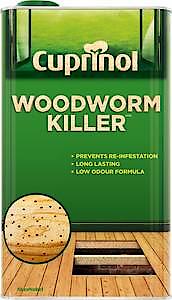 Cuprinol 1 Litre Low Odour Woodworm Killer | Natural | Prevents reinfestation