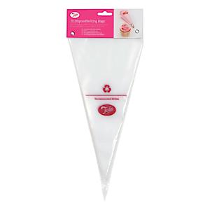 Tala 10 Icing Bags | Clear Piping Bags 16.5cm x 31cm | Recyclable & Reusable