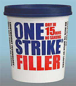 Everbuild One Strike Multi-Purpose Quick-Drying Filler White | 2 x 1L