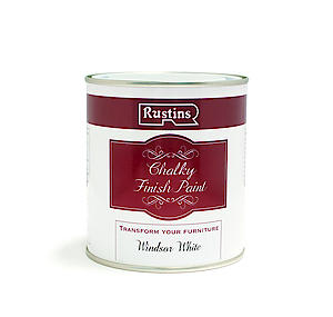 Rustins Chalky Finish Paint Windsor White 500Ml