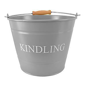 Small Kindling Bucket Grey 0361
