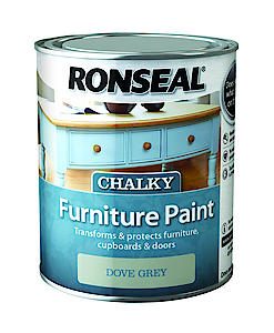 Ronseal Rslcfpvw750 750 Ml Chalky Furniture Paint - Vintage White