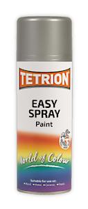 Tetrion Easy Spray Paint, Silver, 400 Ml