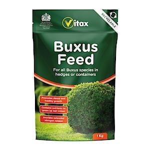 Vitax Buxus Feed  | Extended Nitrogen Release, Promotes Healthy Growth: 1Kg Pouch