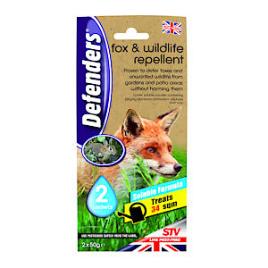 The Big Cheese Fox And Wildlife Repellent – Twinpack 50 G Sachets, Treats Up To 17 M2