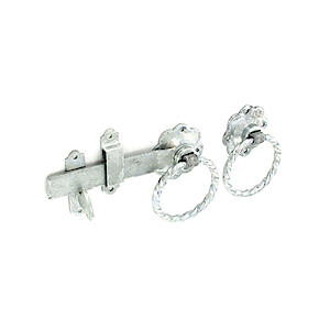 Twist Ring Gate Latch Galv 150Mm