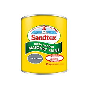 Sandtex 150Ml Tester Pot Vermont Grey Ultra Smooth Masonry Paint