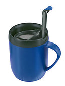 Zyliss E990003 Hot Mug Cafetiere, Plastic/Silicone, Blue, Coffee Travel Mug