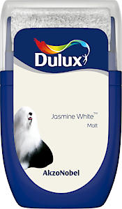 Dulux Walls And Ceilings Tester Paint, Jasmine White, 30 Ml