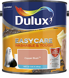 Dulux Easycare Washable & Tough Matt Emulsion Paint - Copper Blush - 2.5L
