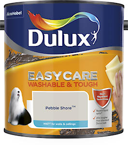 Dulux Easycare  Matt Emulsion Paint For Walls And Ceilings - Pebble Shore 2.5L
