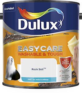 Dulux Easycare  Matt Emulsion Paint For Walls And Ceilings - Rock Salt  2.5L