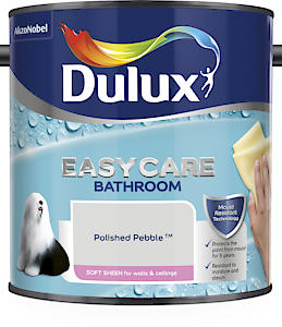 Dulux  Easycare Bathroom Soft Sheen Emulsion Paint For Walls And Ceilings - Polished Pebble 2.5L