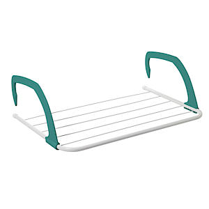 Addis Radiator Airer With Adjustable Brackets In White, 3 M