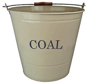 Manor Fireside Home Furnishings Coal Bucket Cream 0463