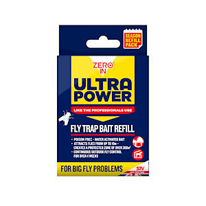 Zero In Ultra Power Outdoor Fly Trap Bait Refill Sachets – 8g x 6