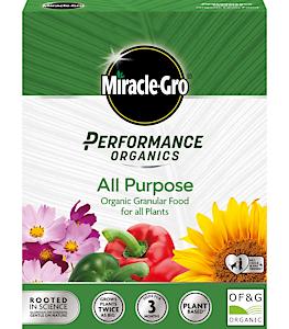 Miracle-Gro Performance Organics All Purpose Granular Plant Food, 1kg