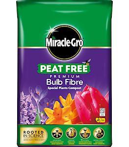 Miracle-Gro 119785 Premium Bulb Fibre Compost, Peat Free, 20 Litre Bag, (New 2025 Range), Purple